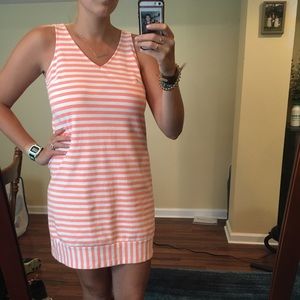 Striped shift dress